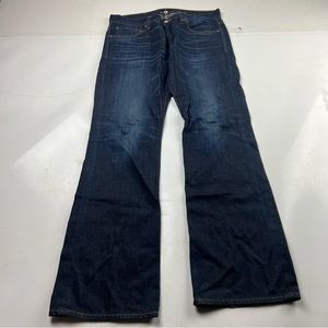 for all mankind men’s denim cotton jeans 34 L51-6